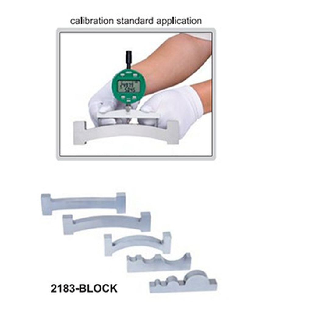 Patrón de calibración para medidor de radio digital INSIZE 2183-BLOCK