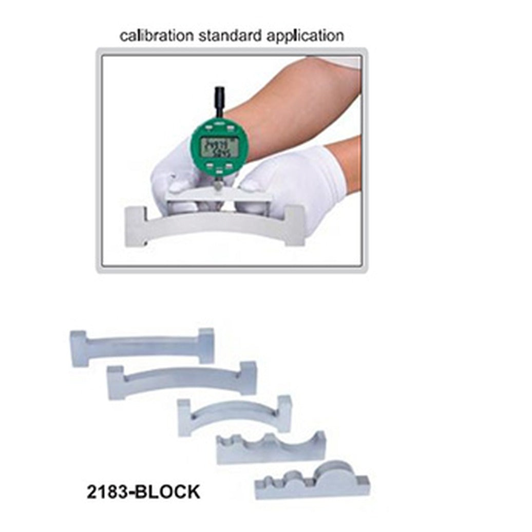 Patrón de calibración para medidor de radio digital INSIZE 2183-BLOCK