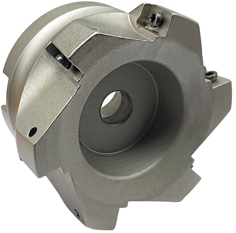 Cabezal de fresado 400R Ø80 mm, eje 27 mm, 6 insertos APMT