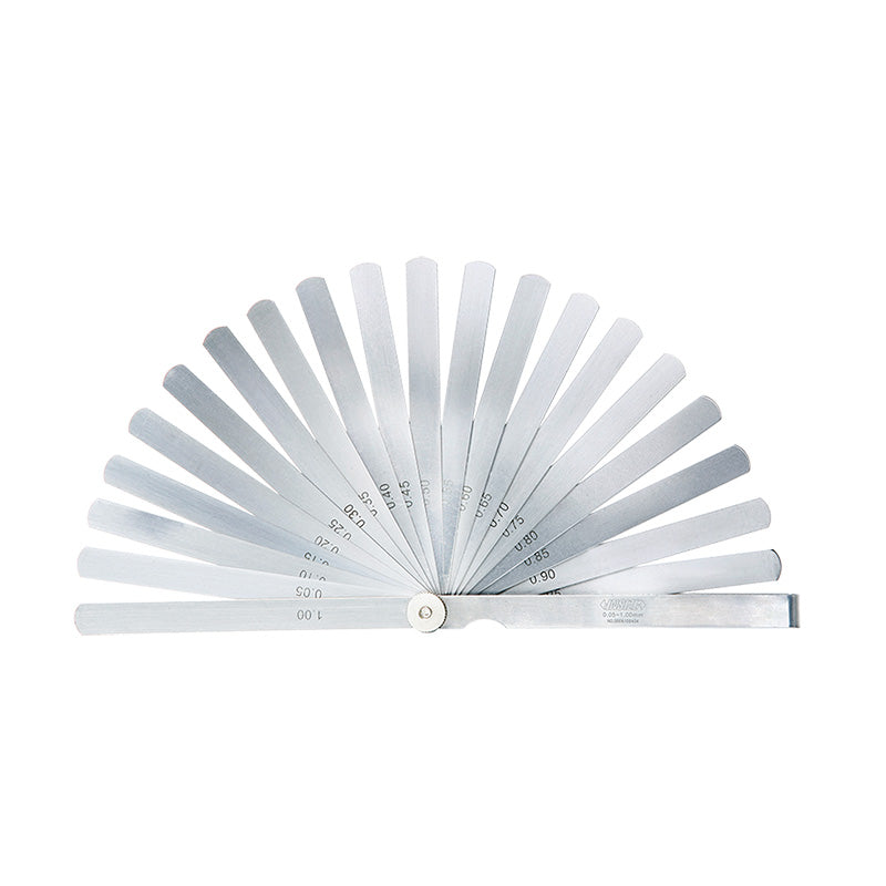Feeler metrico 0.05-1.0mm (l=150mm) 20 piezas. INSIZE 4605-20