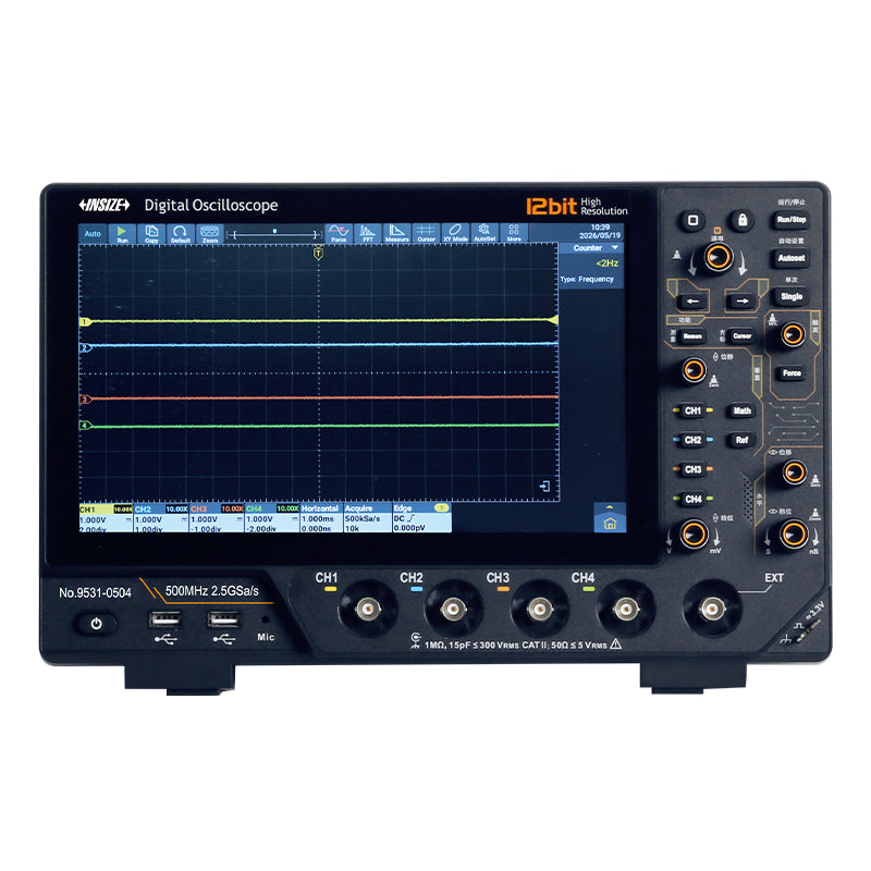 Osciloscopio digital 100MHz INSIZE 9531-0102 (2)