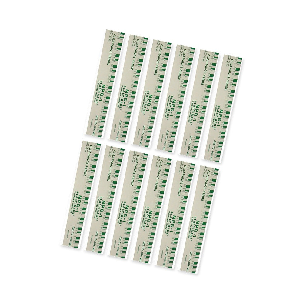 Plastigage verde para motores bencineros, pack 12 unidades