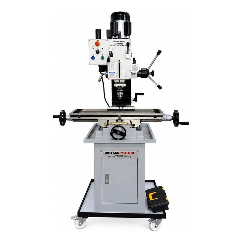 Taladro Fresador Engranado DTM ZAY7045FG con Base