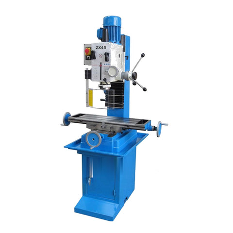 Taladro Fresador Engranado DTM ZX45 con Mesa de 1000 mm 220V