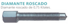 DIAMANTE ROSCADO 0,75 Kte. ROSCA 3/8 NF