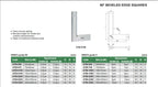 Escuadra biselada 70x100mm INSIZE 4790-0100
