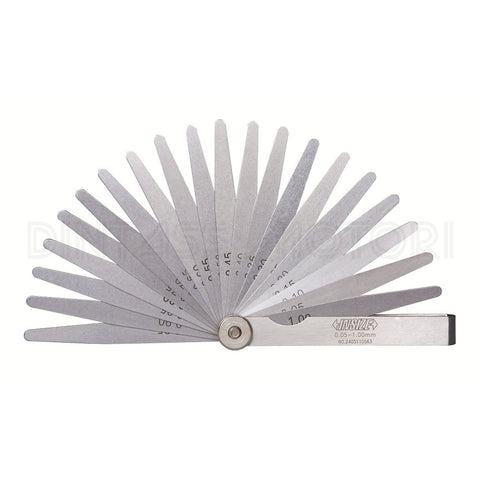 Feeler metrico 0.03-1.0mm (L=100mm) 32 pzas INSIZE 4602-32