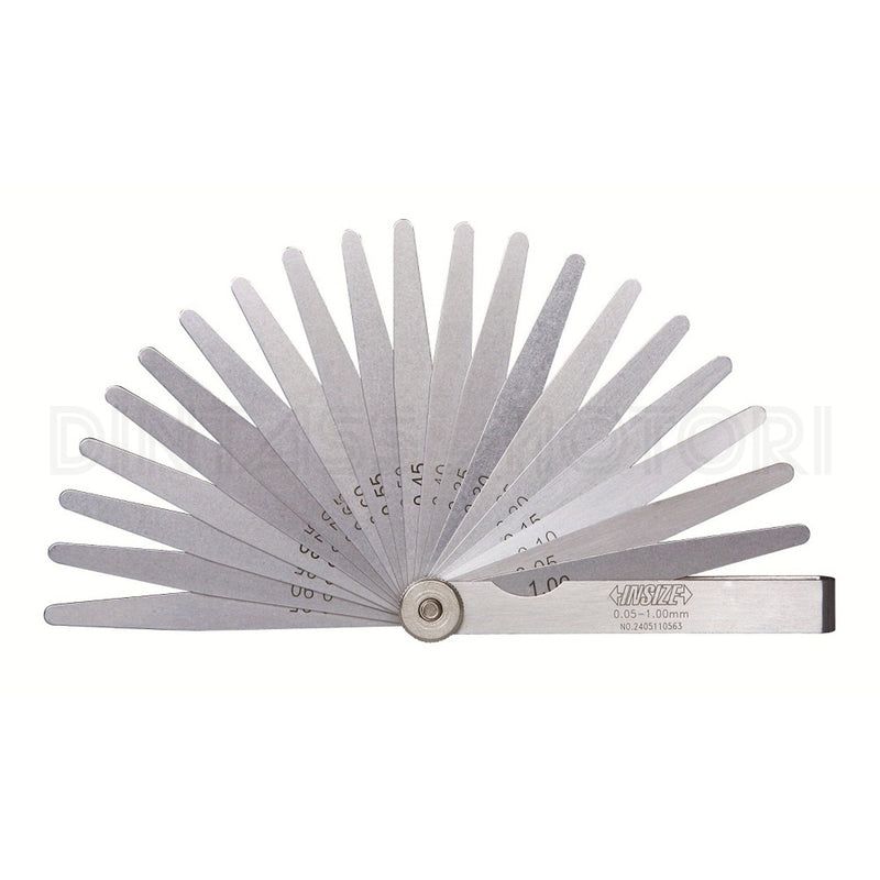Feeler metrico 0.03-1.0mm (L=100mm) 32 pzas INSIZE 4602-32