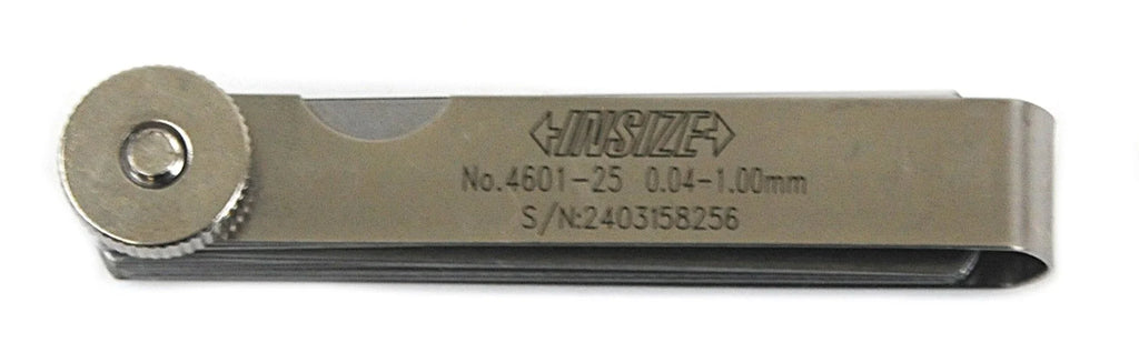 Galga de espesores (largo 75mm) 0.04-1mm INSIZE 4601-25
