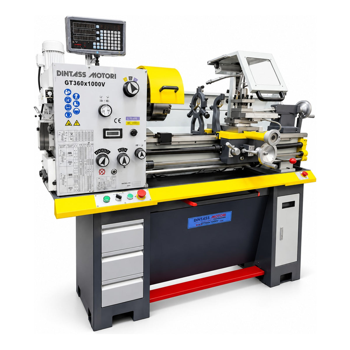 Torno Paralelo DTM GT360Vx1000 – 1000 mm entre centros 220V