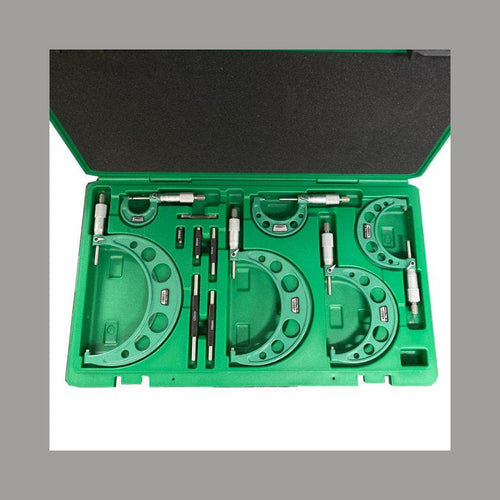 Juego de micrómetros ext. 0-150mm 6piezas INSIZE 3203-1506A