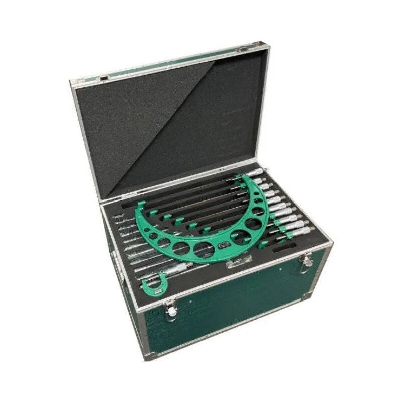 Juego de micrometros exterior 0-300mm 12pzas INSIZE 3203-3012A