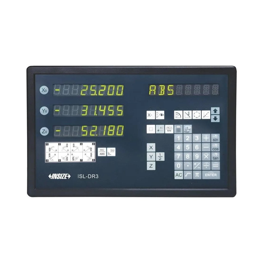 Lector digital de tres ejes INSIZE ISL-DR3