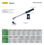 Llave de Torque Mecánica 20–100 N.m INSIZE IST-28WM100