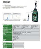 Medidor de vibraciones INSIZE 0022-VM20