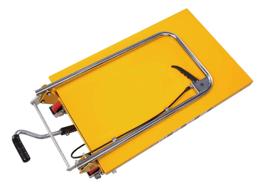 Mesa elevadora 150 kgs manilla plegable DTM150