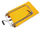 Mesa elevadora 150 kgs manilla plegable DTM150