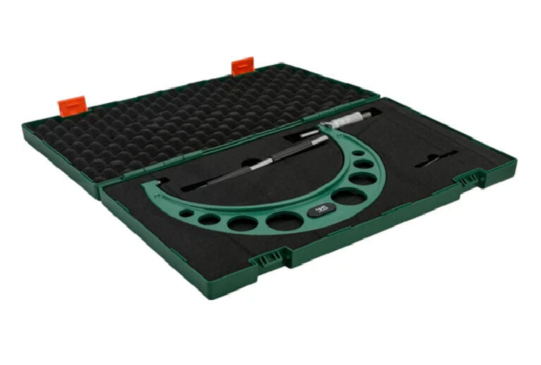 Micrometro de exterior con yunques intercambiables 0-100mm INSIZE 3206-100A