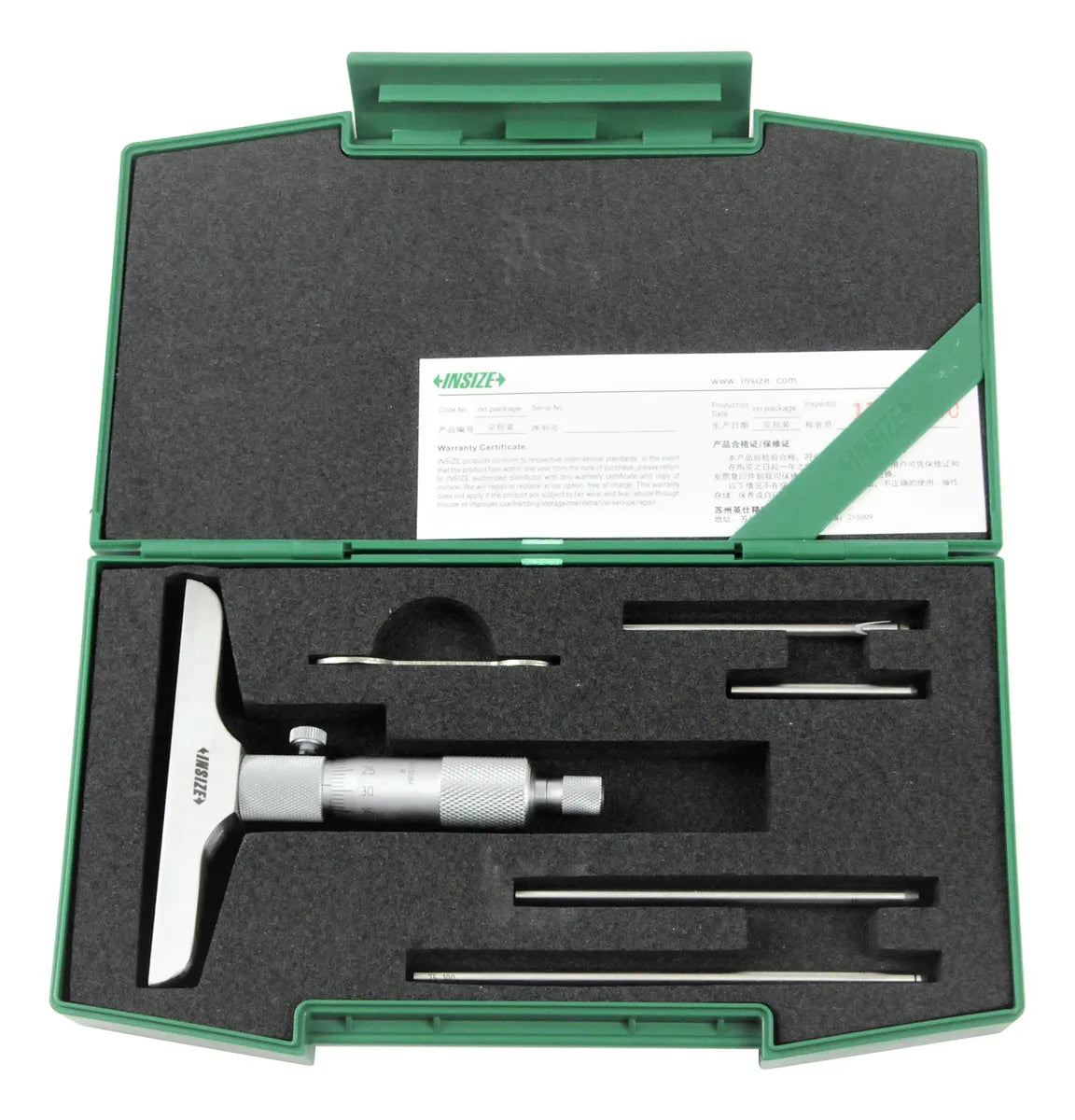 Micrometro de profundidad 0-100mm INSIZE 3240-100