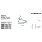 Micrometro de profundidad 0-300mm INSIZE 3240-300