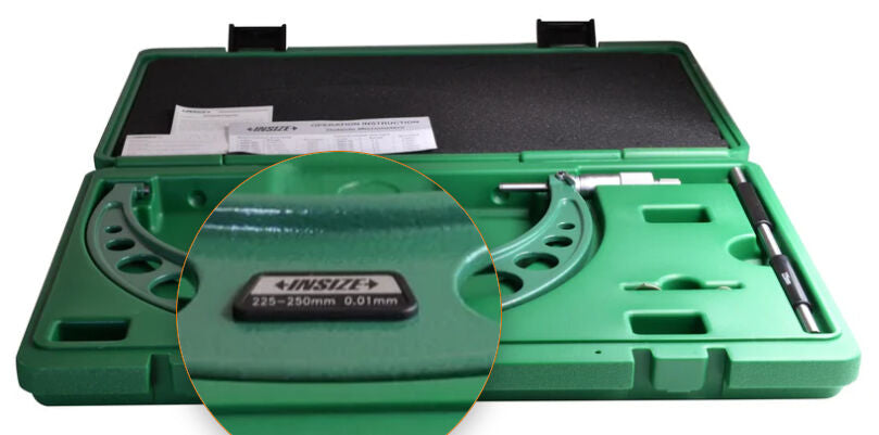 Micrometro exterior analogo 225-250mm INSIZE 3203-250A