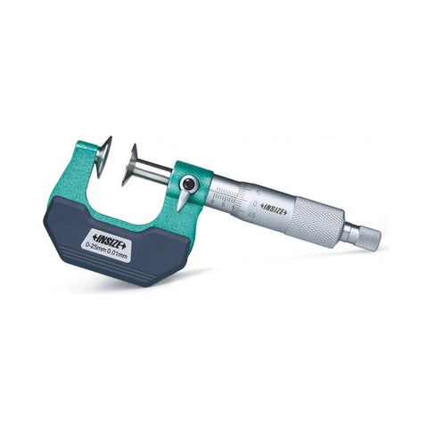 Micrometro exterior de disco 0-25mm INSIZE 3282-25