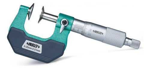Micrometro exterior de disco 0-25mm INSIZE 3282-25