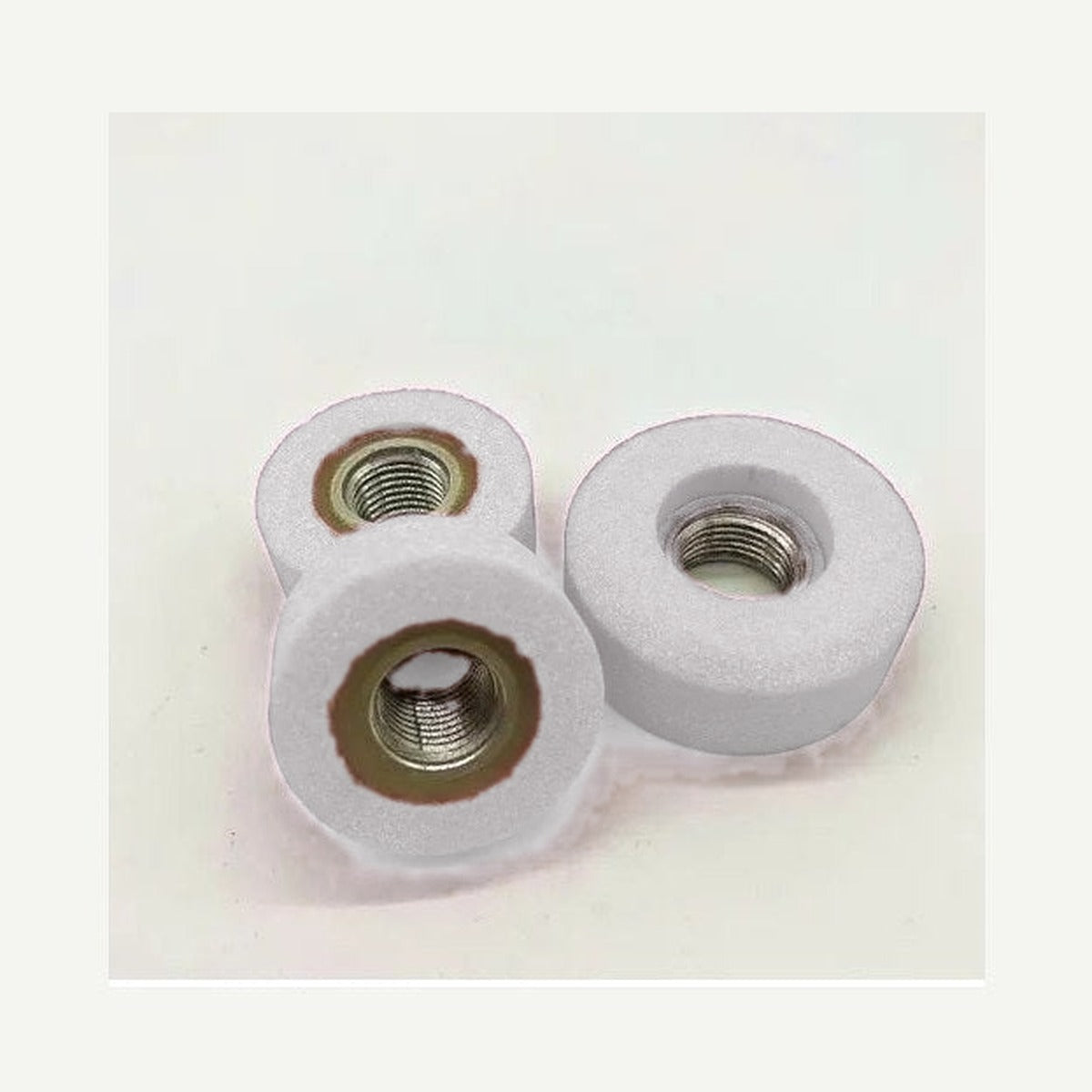 Piedra de asiento blanca 42 mm rosca 9/16