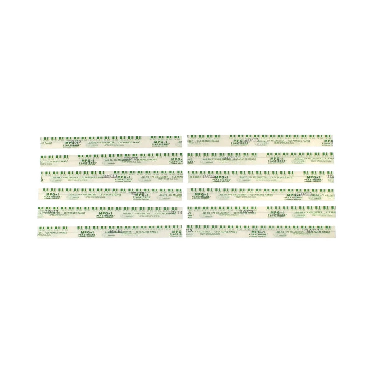 Plastigage Para Motores Verde Bencineros Pack 12 Unidades