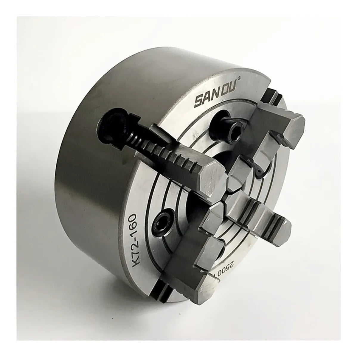 Plato torno independiente 4 garras K72 D 125 MM