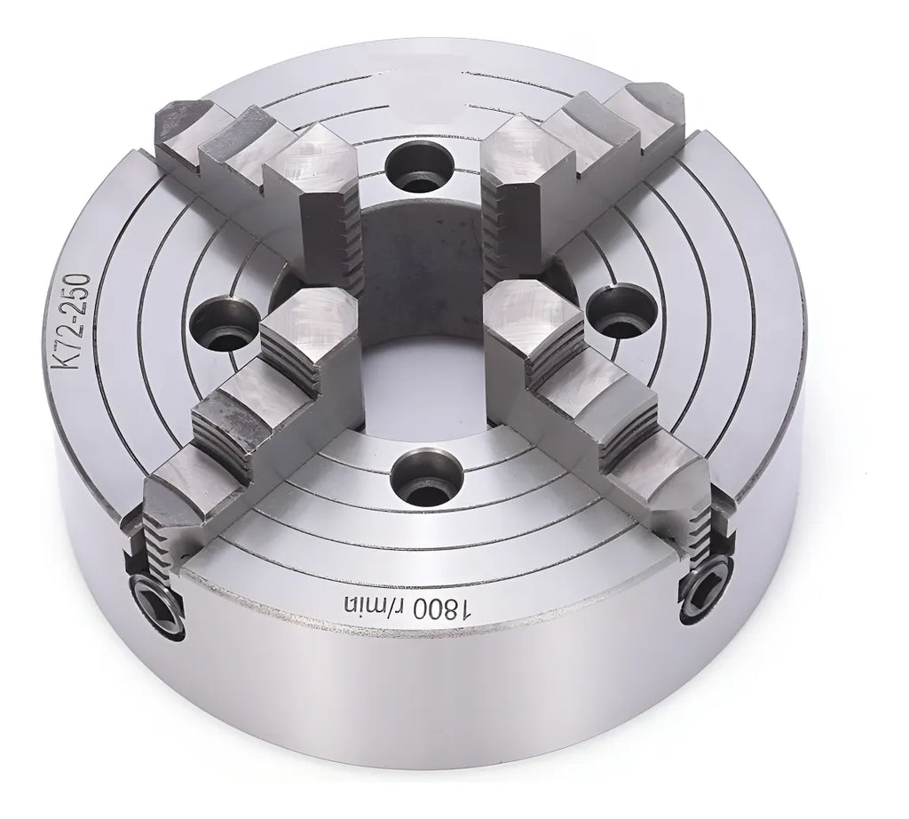 Plato torno independiente 4 garras K72 D 125 MM