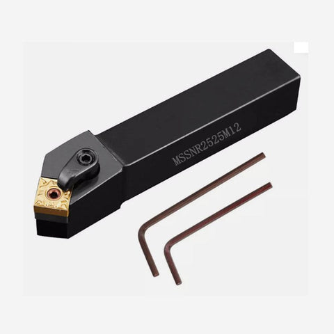 Portaherramienta exterior MSSNR2525M12 + insertos SNMG120412-MA
