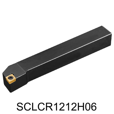 Portaherramienta exterior SCLCR1212H06 + insertos CCMT060204