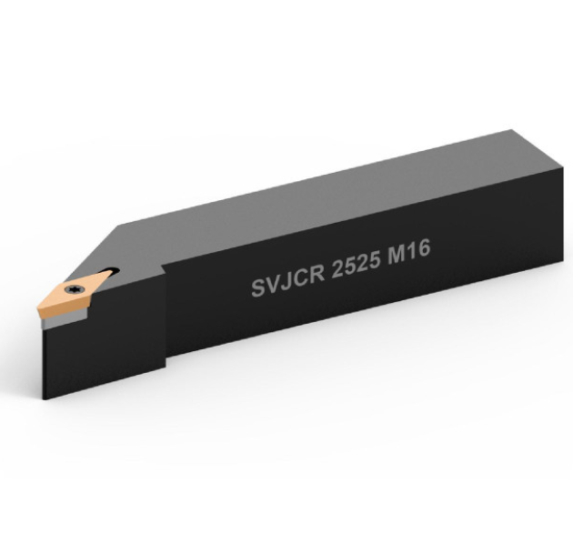 Portaherramienta exterior SVJCR2525M16 + insertos VCMT160408
