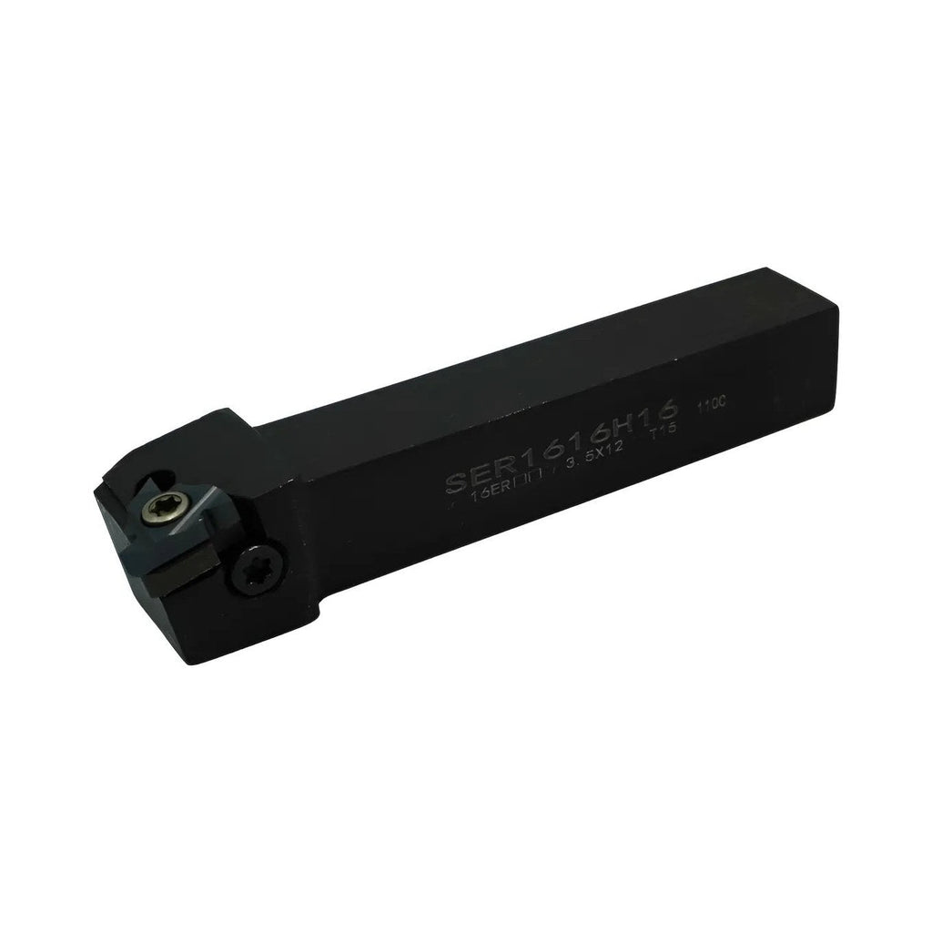 Portaherramienta roscado exterior SER2020K16 + insertos 16ERM-AG55