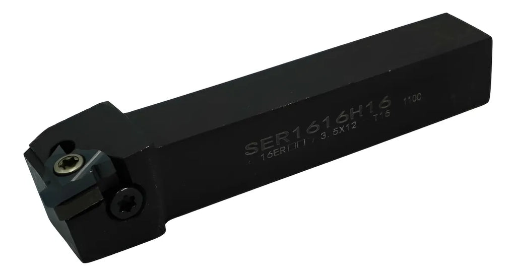 Portaherramienta roscado exterior SER2020K16 + insertos 16ERM-AG60