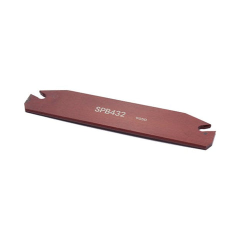 Portaherramientas lama de tronzar SPB432 para insertos SP400