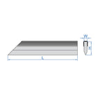 Regla recta de precisión 200mm INSIZE 4715-200
