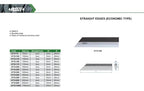 Regla recta de precisión 200mm INSIZE 4715-200