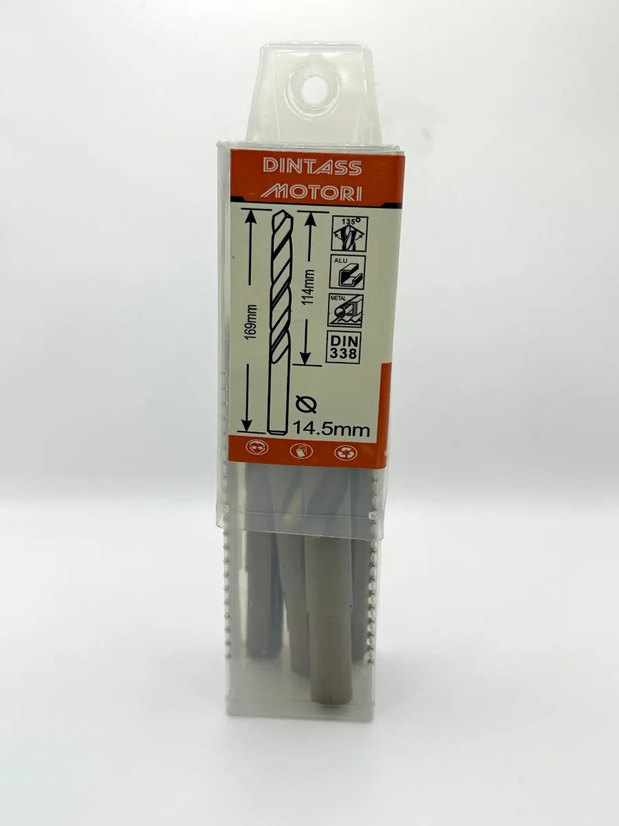 Set 10 brocas cilindricas 9.0mm HSS 5% cobalto DTM