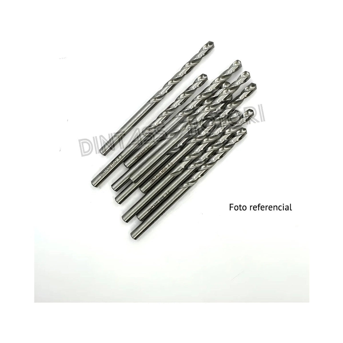 Set 10 brocas DTM de acero rapido HSS M2 2.5mm
