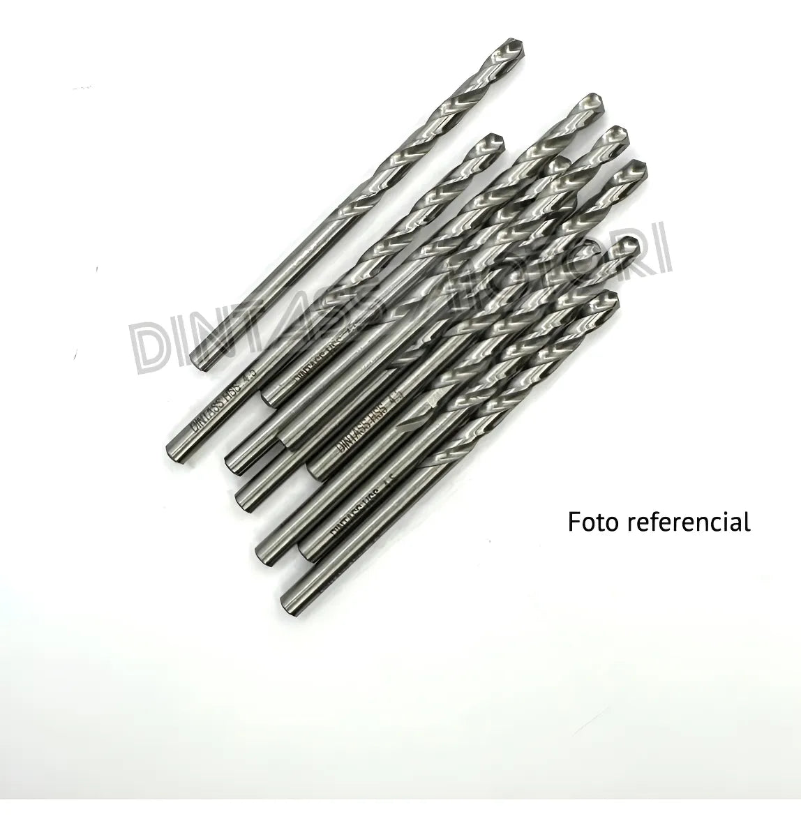 Set 10 brocas DTM de acero rapido HSS M2 2.5mm