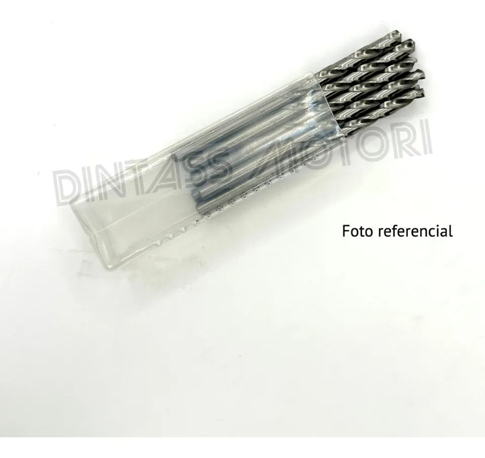Set 10 brocas DTM de acero rapido HSS M2 4.0mm