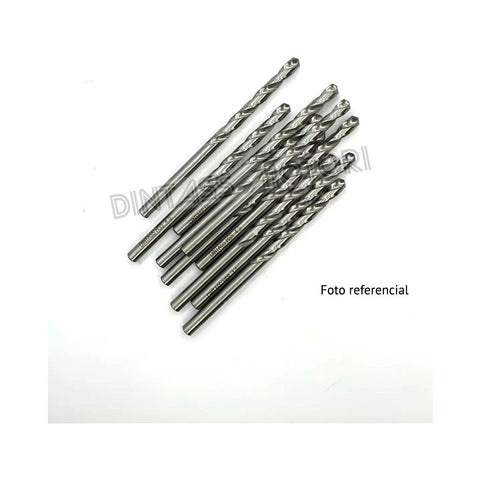 Set 10 brocas DTM de acero rapido HSS M2 6.5mm