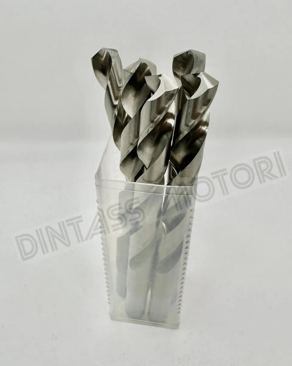 Set 5 brocas DTM de acero rapido HSS M2 10mm
