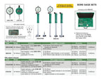 Set alexometro analogo 18-160mm 3PCS INSIZE 2824-S3