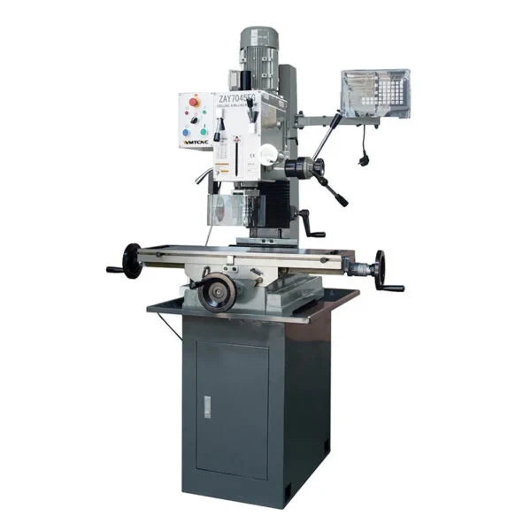 Taladro Fresador Engranado DTM ZAY7045FG con mesa de 1.000 mm, DRO y base