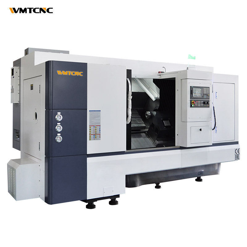 Torno CNC de bancada inclinada SWL12 DTM volteo Ø530mm