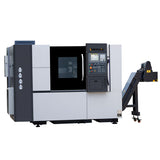 Torno CNC de bancada inclinada SWL8H DTM volteo Ø550mm