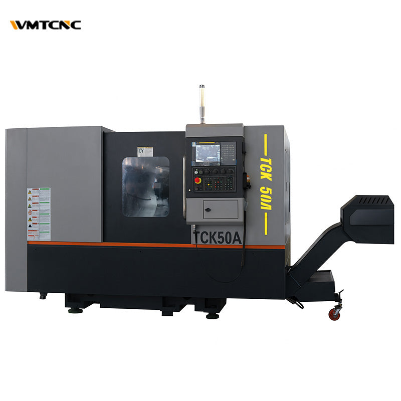 Torno CNC de bancada inclinada TCK50A DTM volteo Ø560mm